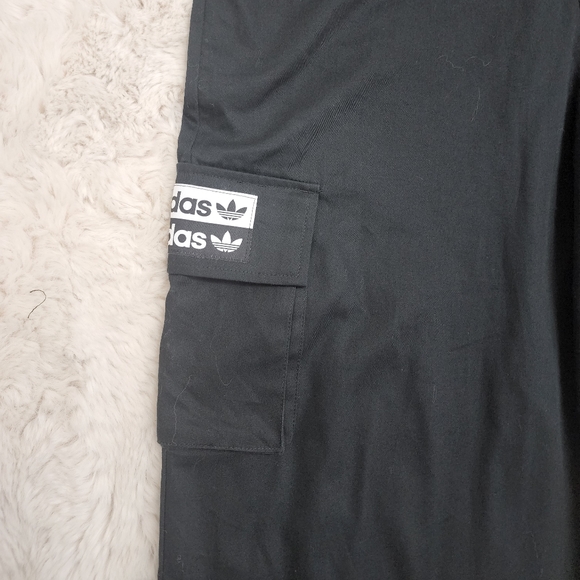 Adidas Rare Black High Waisted Jogger Pants with Matching Adidas Belt - Picture 9 of 17